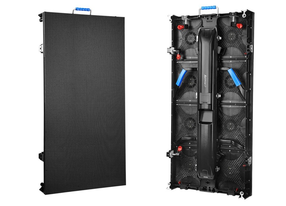 Portable LED Screen:19.7"x39.4" (500x1000mm) 30lbs(13.8kg)<br/>Suitable for P2.976, P3.91,P4.81 indoor/outdoor<br/><br/><table width=